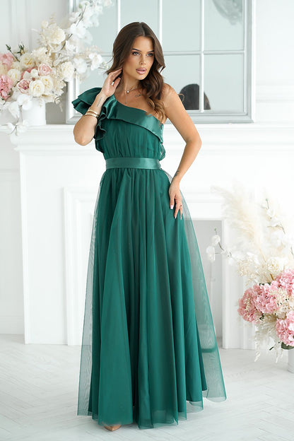  Robe longue model 200242 Bicotone 