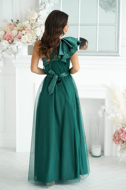  Robe longue model 200242 Bicotone 