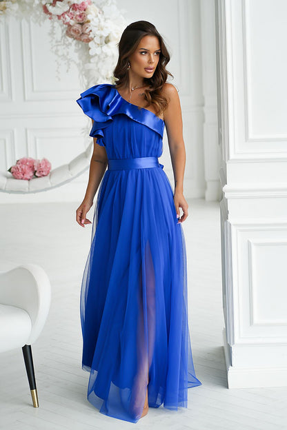  Robe longue model 200243 Bicotone 