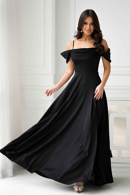 Robe longue Bicotone