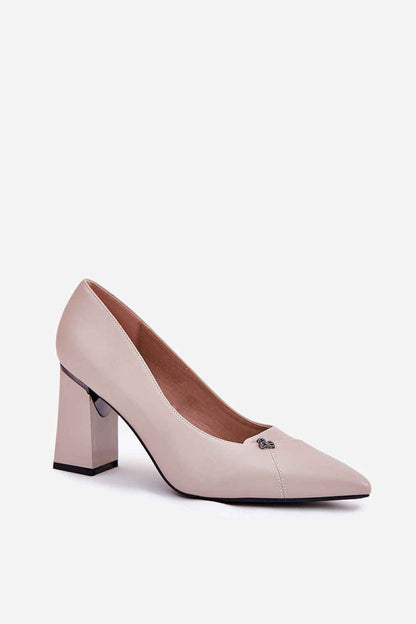 Escarpins talon large Step in style