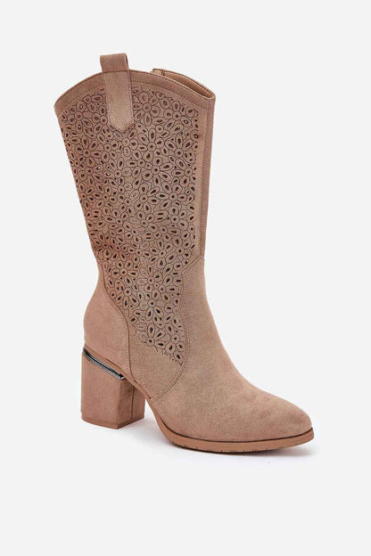 Bottes ajourées Step in style