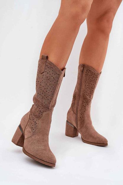 Bottes ajourées Step in style