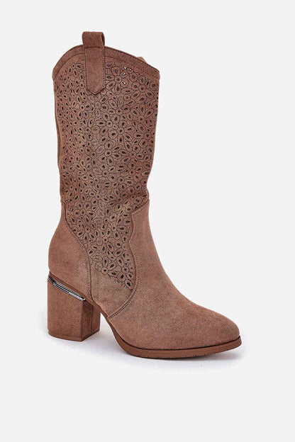 Bottes ajourées Step in style