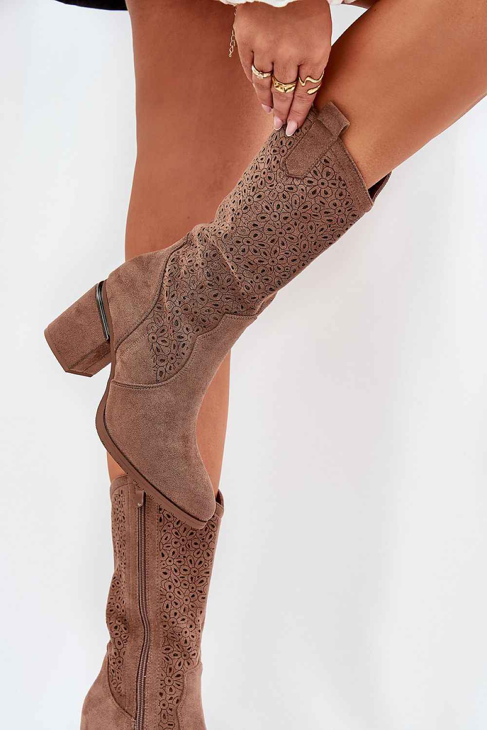 Bottes ajourées Step in style