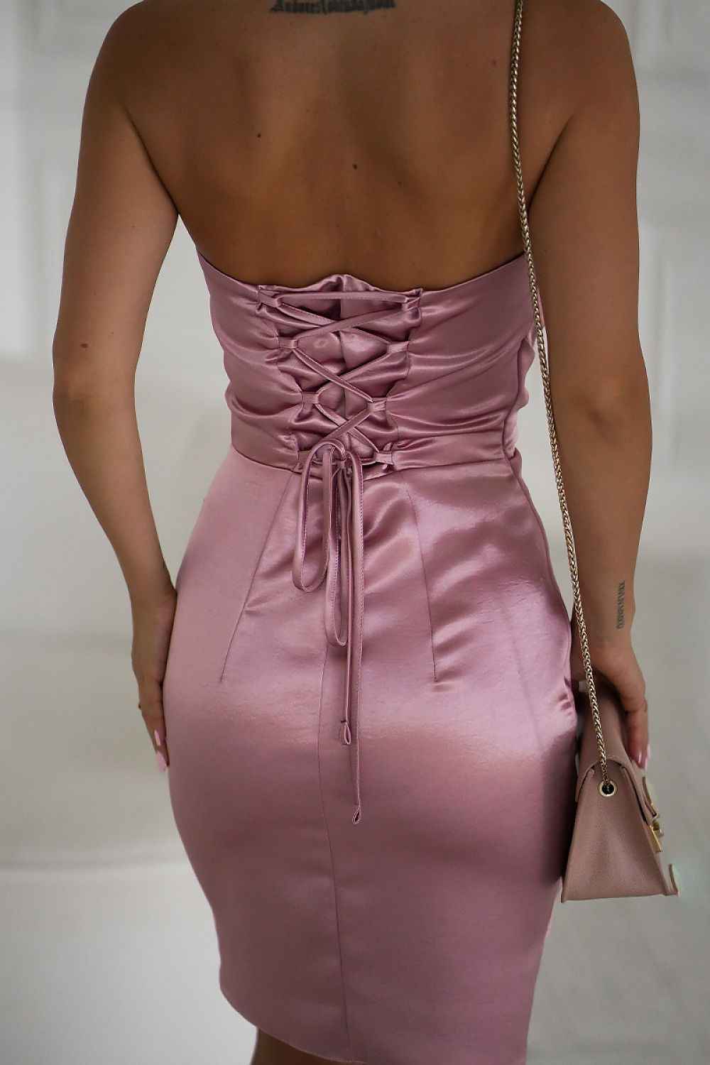 Robe courte Bicotone