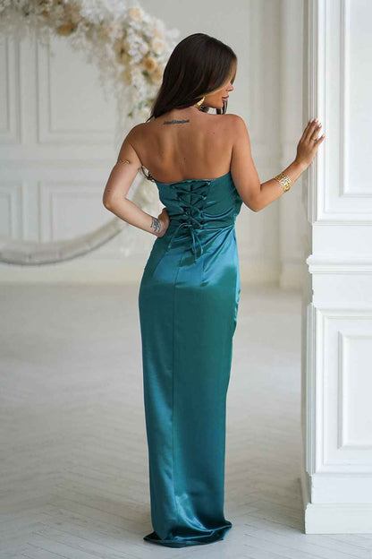 Robe longue Bicotone