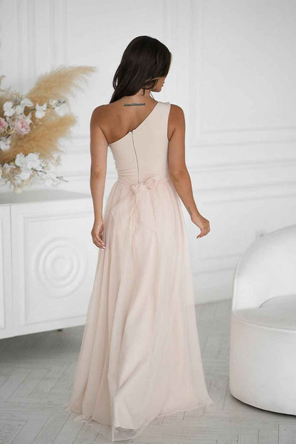Robe longue Bicotone