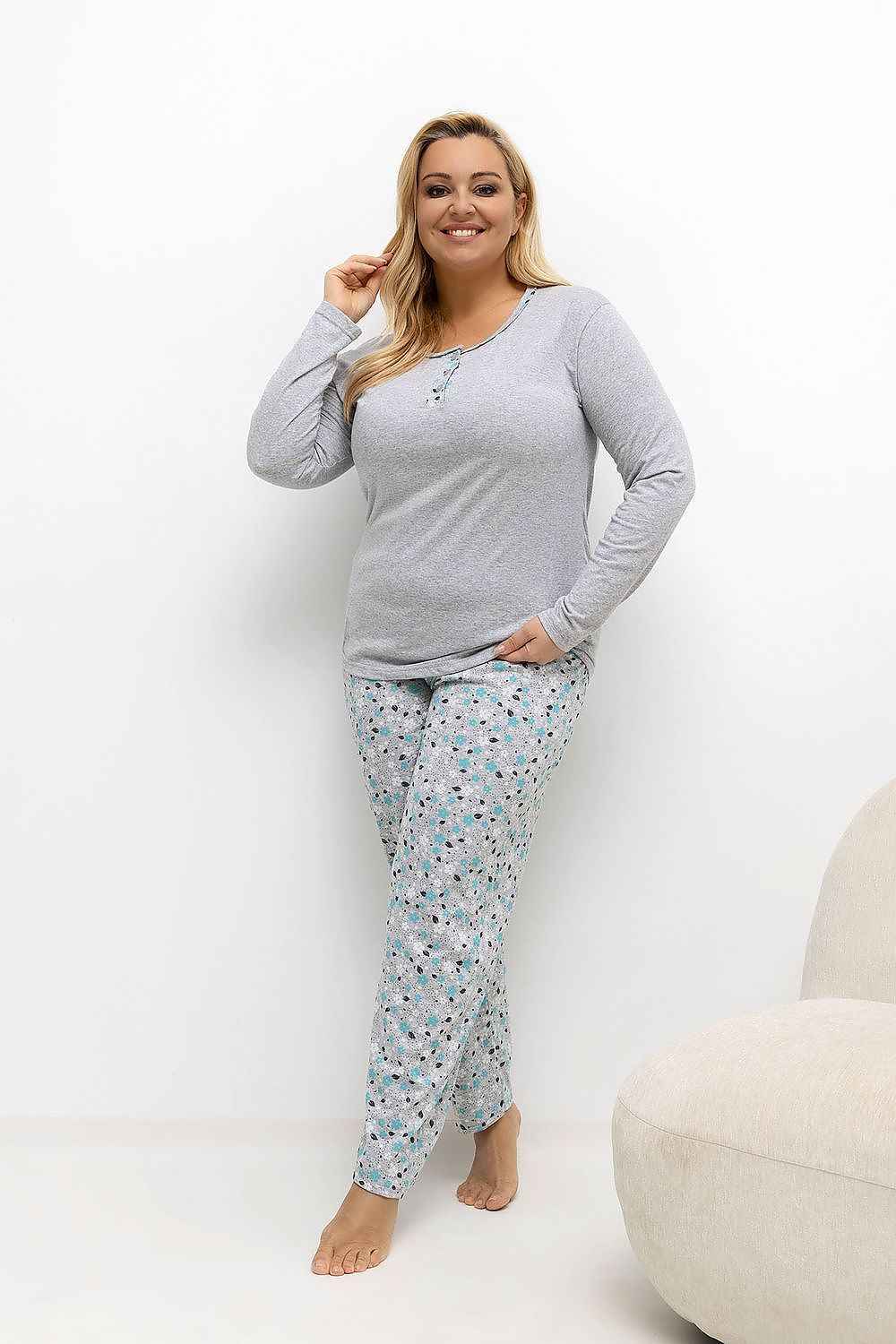 Pyjama Taille Plus Forever Pink