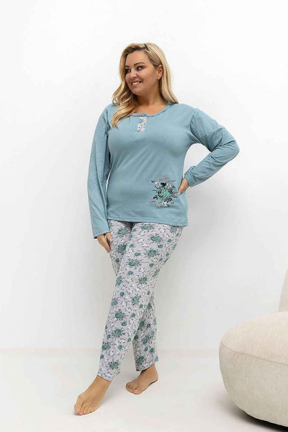 Pyjama Taille Plus Forever Pink