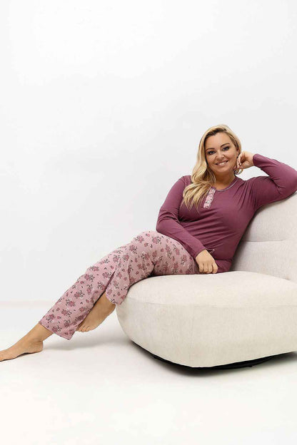 Pyjama Taille Plus Forever Pink