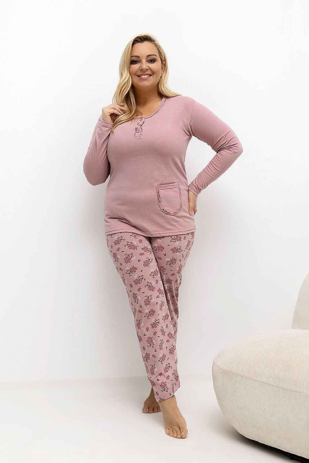 Pyjama Taille Plus Forever Pink