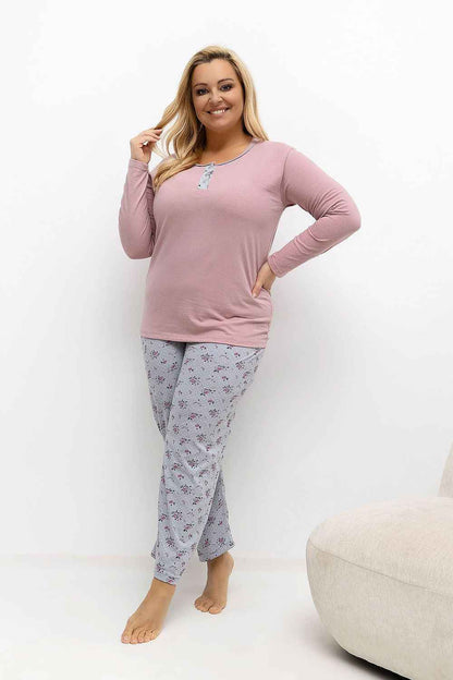Pyjama Taille Plus Forever Pink