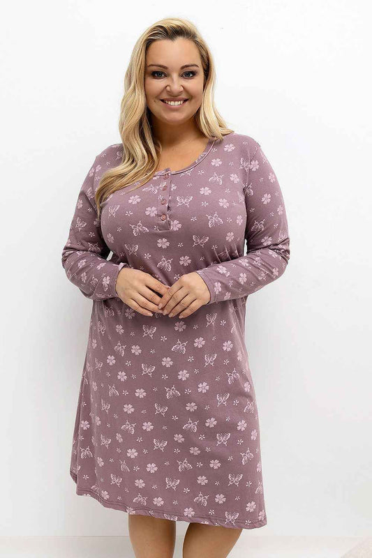Chemise de nuit Plus Size Forever Pink