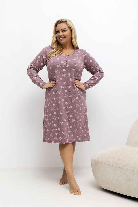Chemise de nuit Plus Size Forever Pink