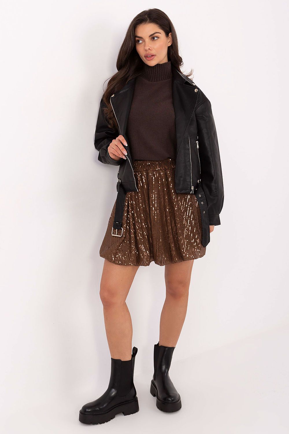  Jupe courte model 221349 Italy Moda 