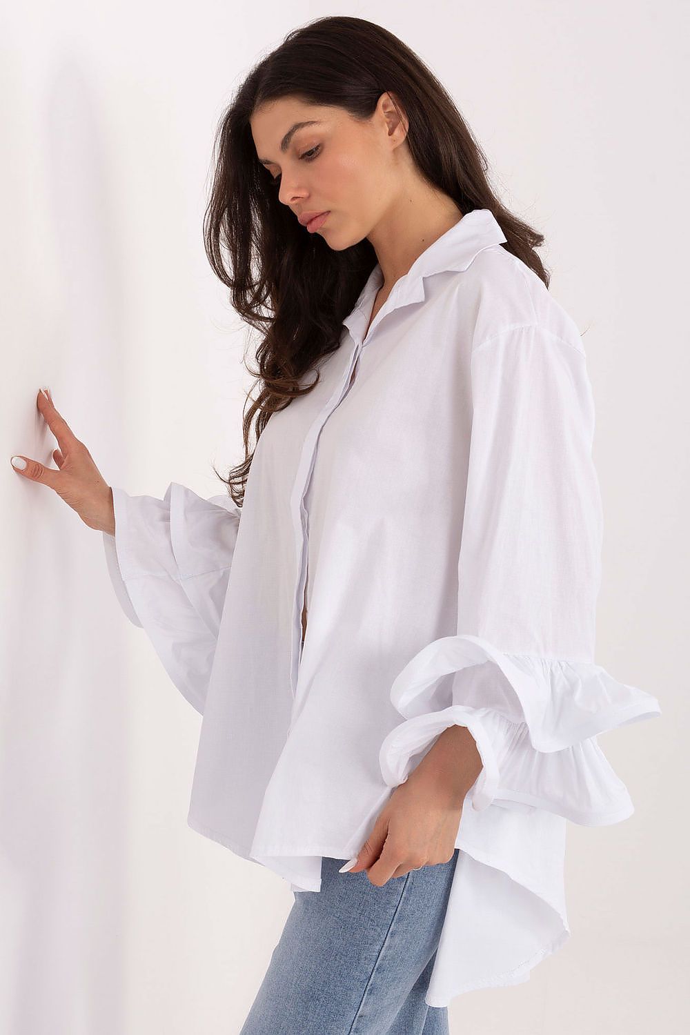  Chemise manche longue model 222315 Italy Moda 