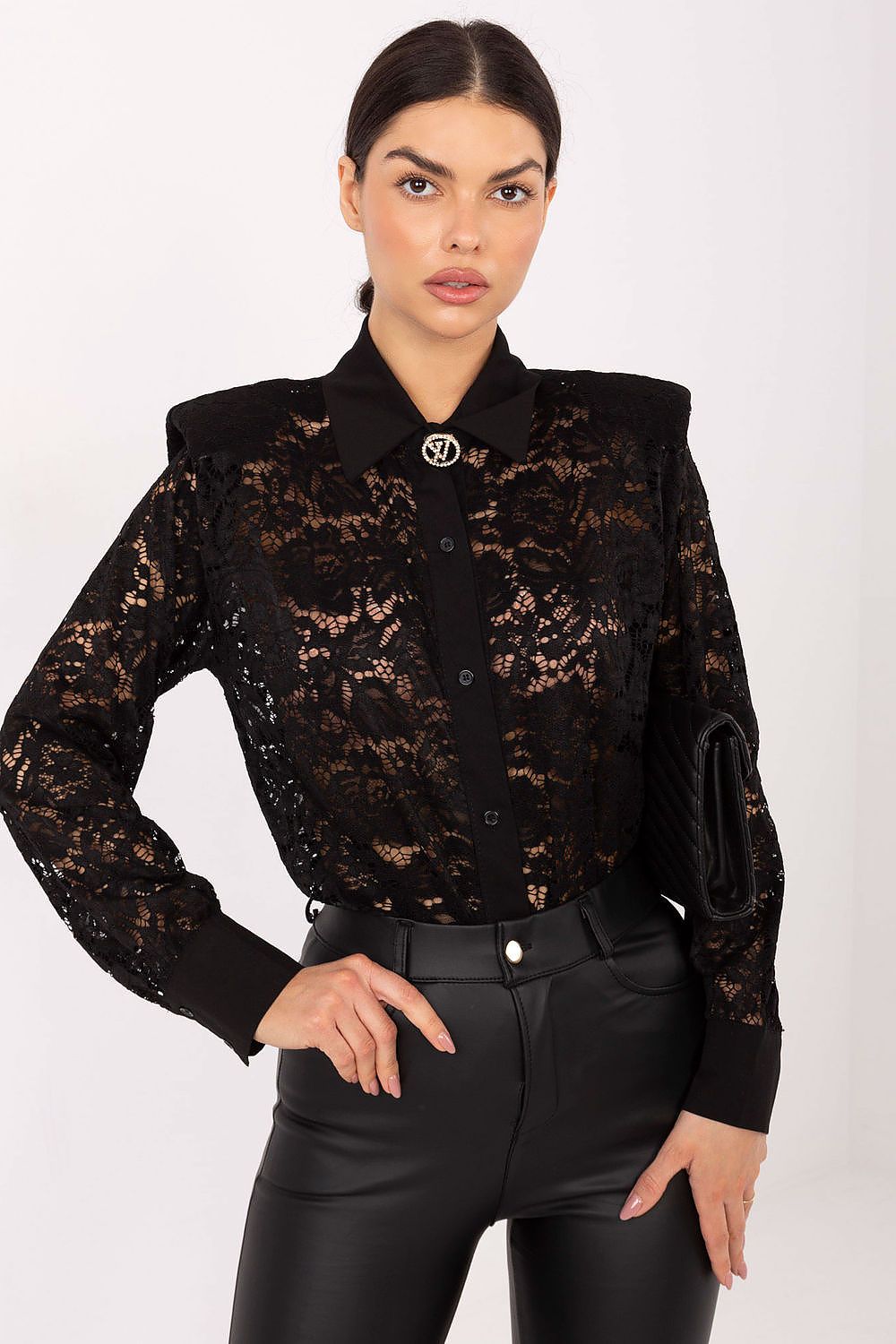  Chemise manche longue model 222318 Italy Moda 