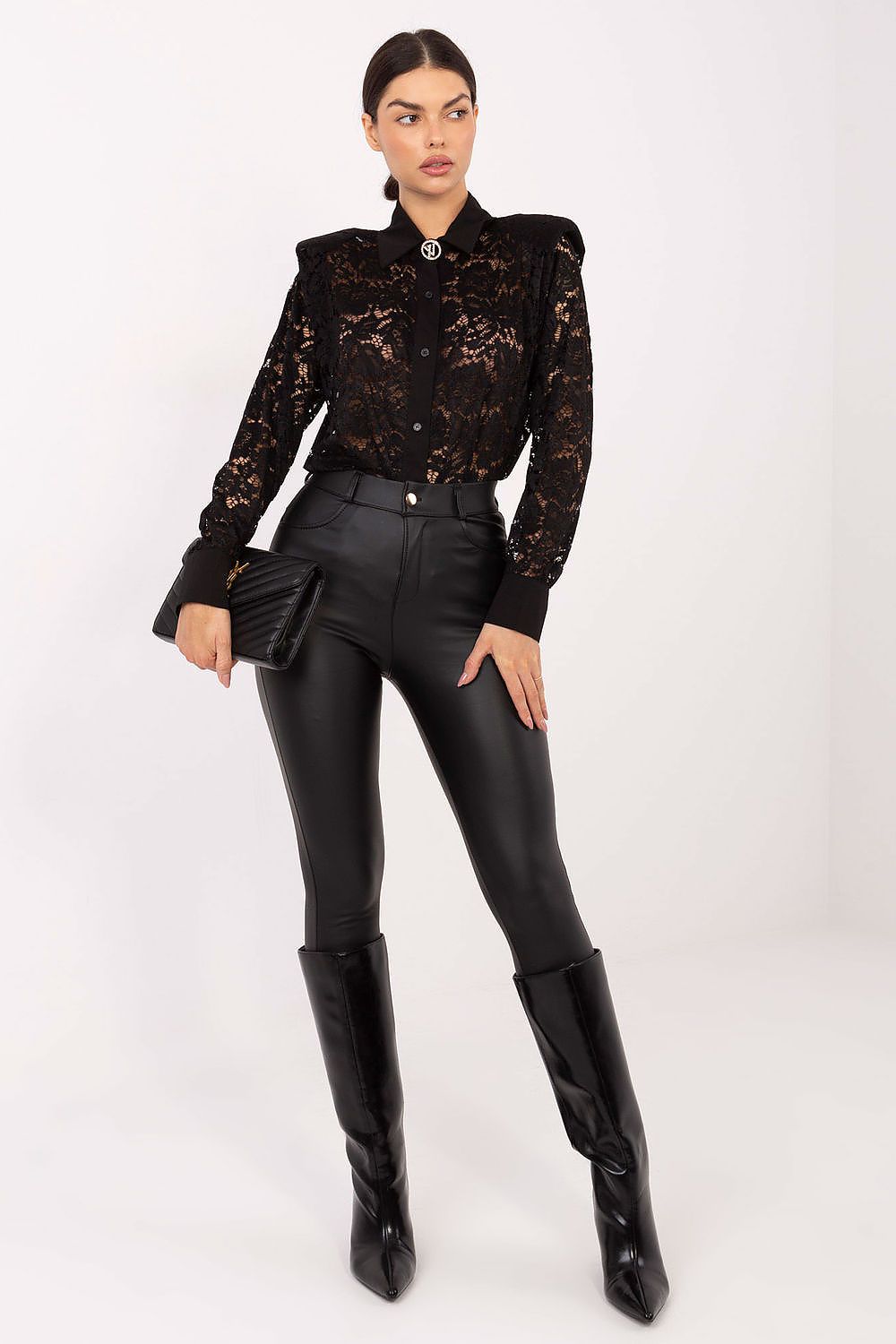  Chemise manche longue model 222318 Italy Moda 