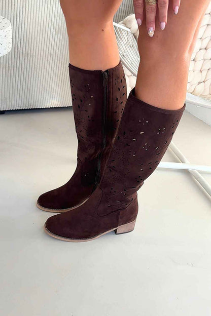 Bottes ajourées Step in style