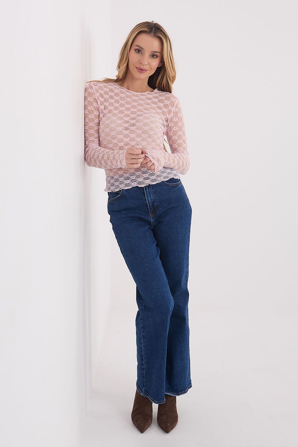 Blouse en dentelle model 223079 Factory Price 