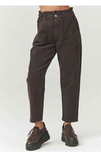 Pantalon en velours côtelé Makadamia