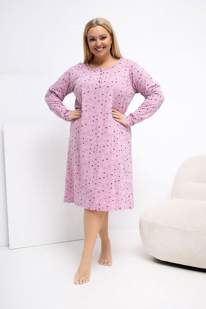  Chemise de nuit Plus Size model 223303 Forever Pink 