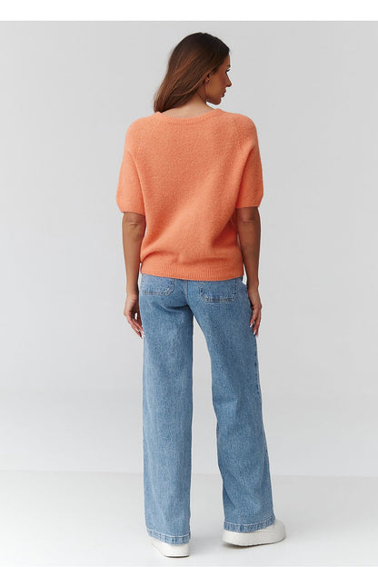  Pull à manches courtes model 224080 Makadamia 