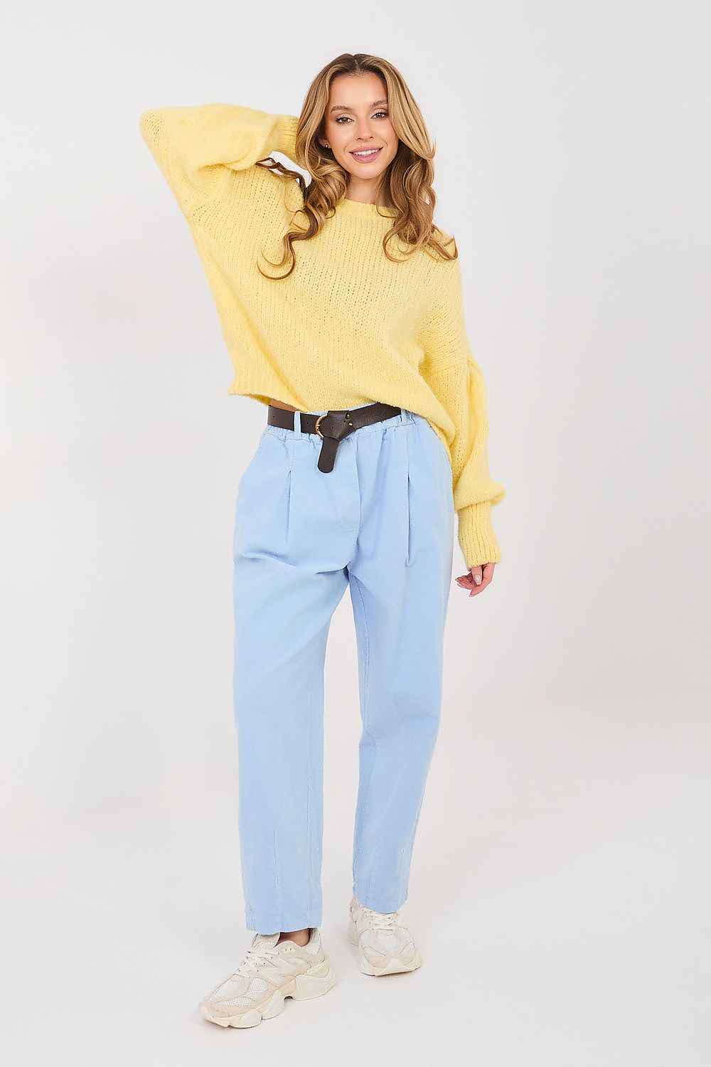 Pantalon en velours côtelé Italy Moda