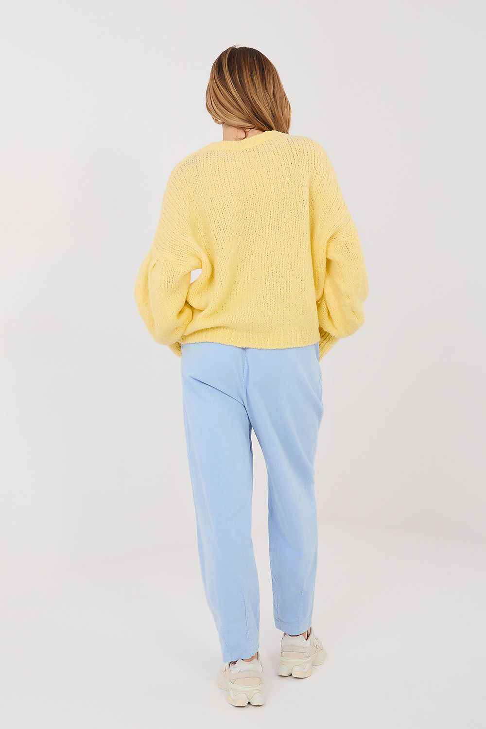 Pantalon en velours côtelé Italy Moda