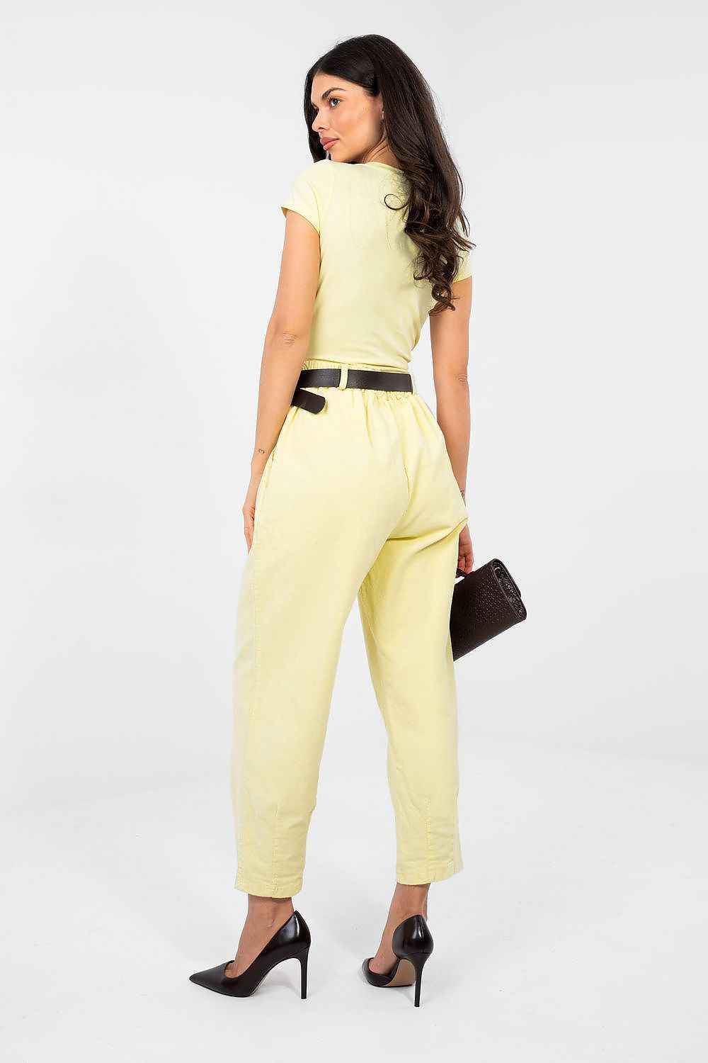 Pantalon en velours côtelé Italy Moda