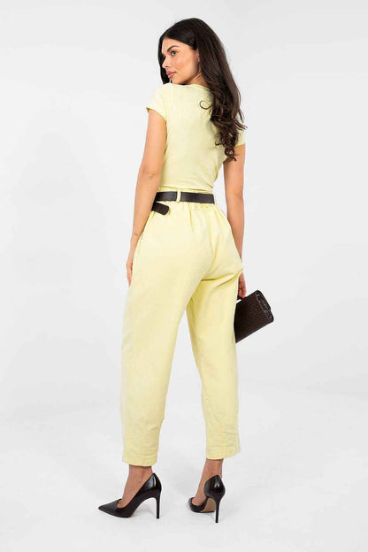 Pantalon en velours côtelé Italy Moda