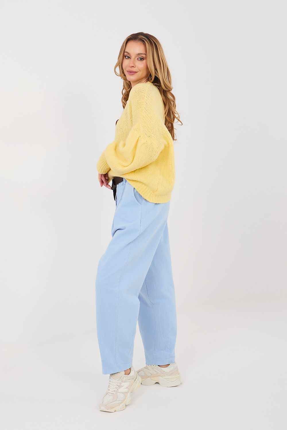 Pantalon en velours côtelé Italy Moda