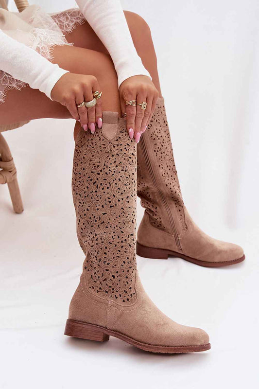 Bottes ajourées Step in style