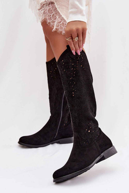 Bottes ajourées Step in style