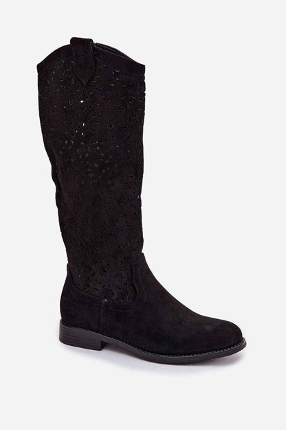 Bottes ajourées Step in style