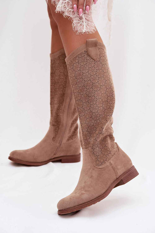 Bottes ajourées Step in style