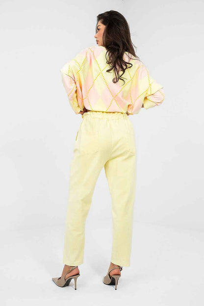 Pantalon en velours côtelé Italy Moda