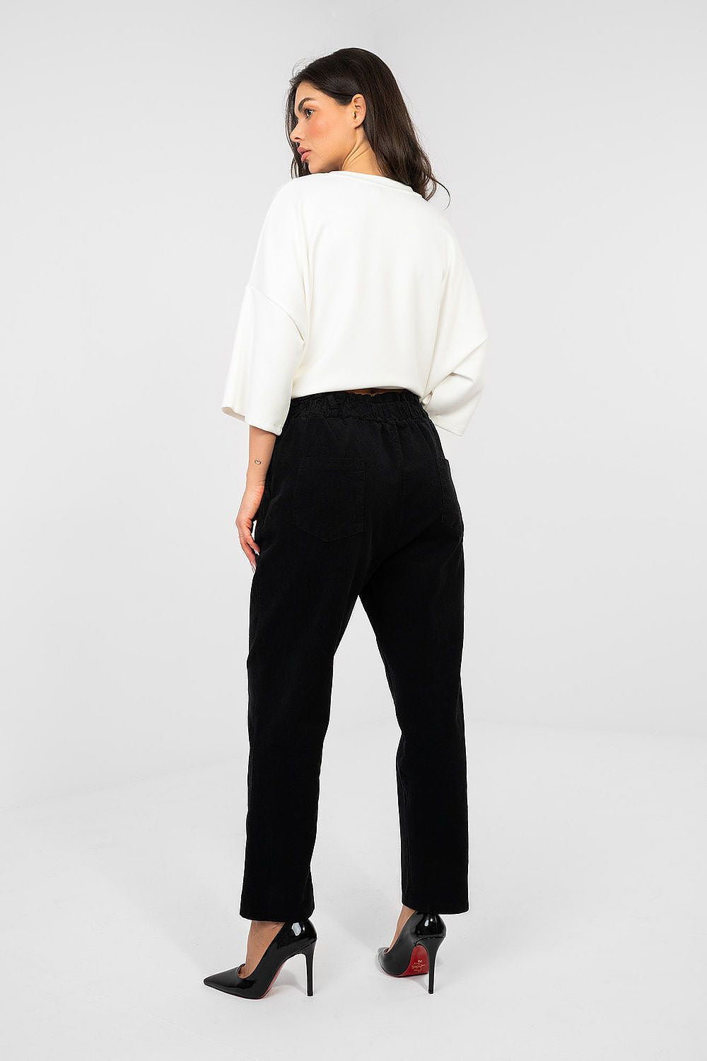 Pantalon en velours côtelé model 224841 Italy Moda 