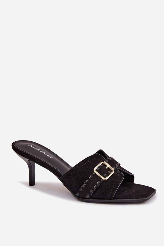 Des mules à talons Step in style