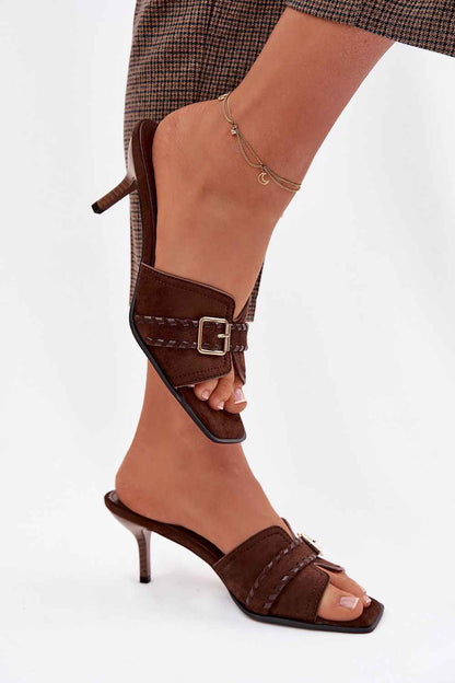 Des mules à talons Step in style