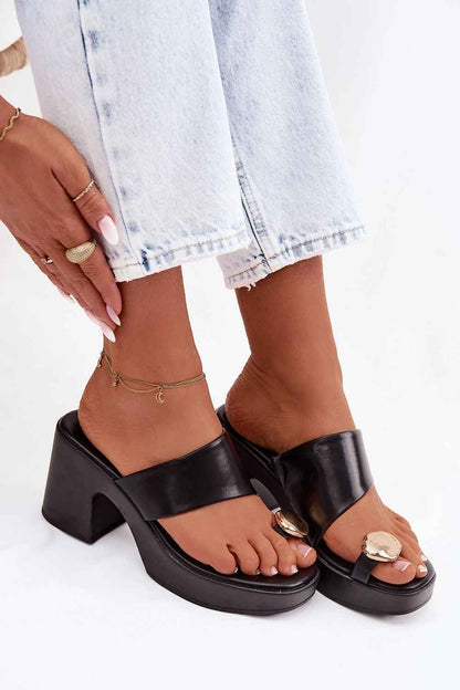Des mules à talons Step in style