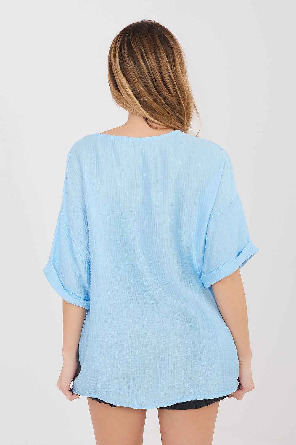 Chemise manche courte Italy Moda