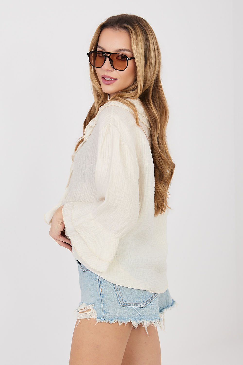  Chemise manche longue model 225519 Italy Moda 