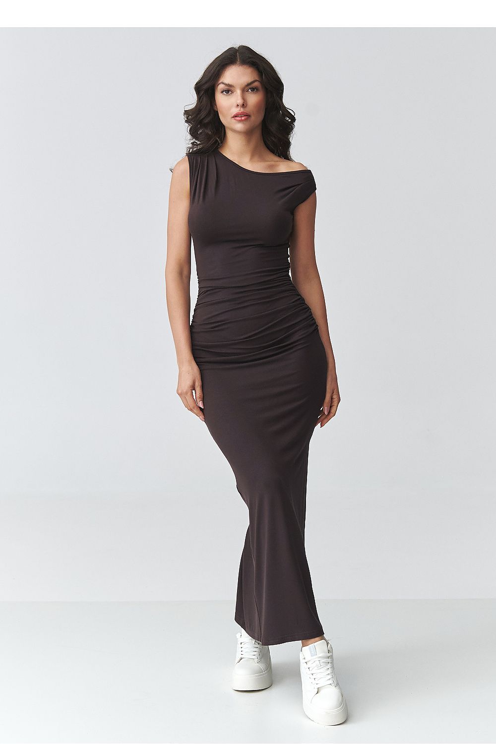  Robe de jour model 225653 Makadamia 