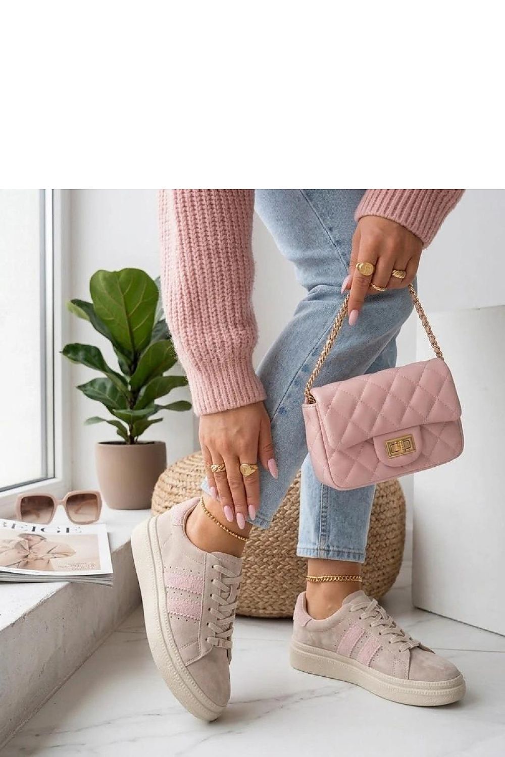  Baskets à plateforme model 226037 Solea 