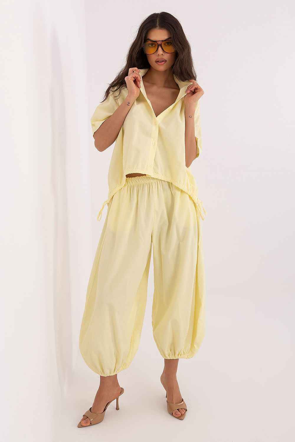Pantalon en velours côtelé Italy Moda