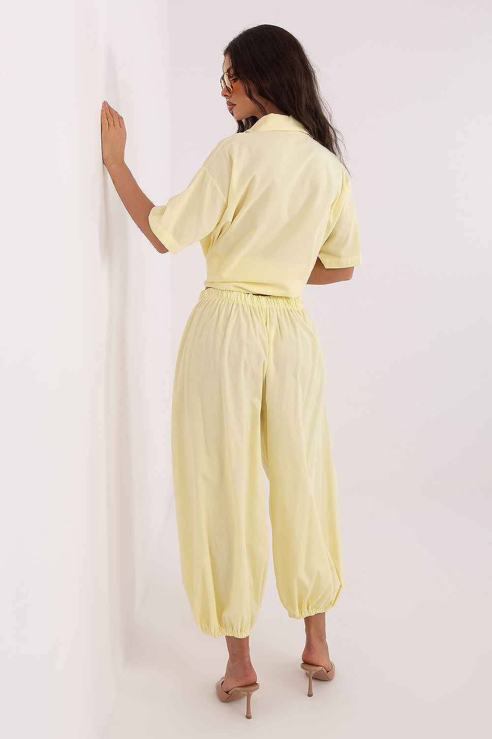 Pantalon en velours côtelé Italy Moda