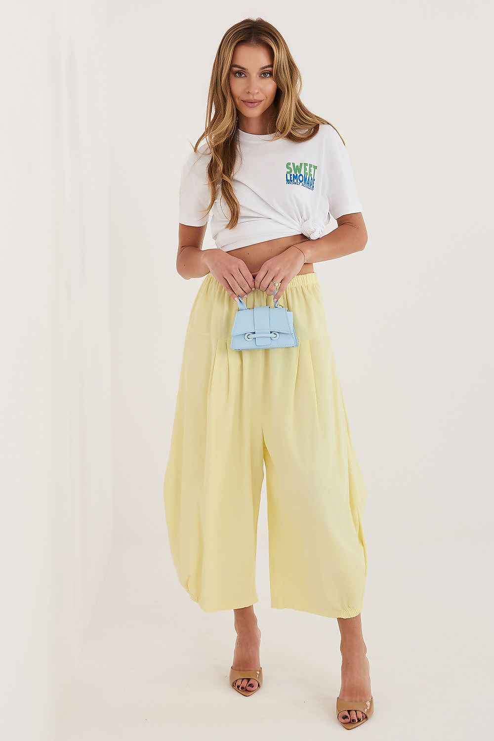 Pantalon en velours côtelé Italy Moda