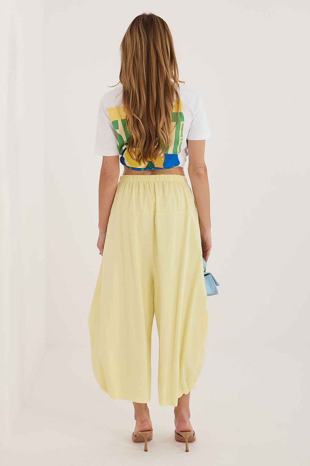 Pantalon en velours côtelé Italy Moda